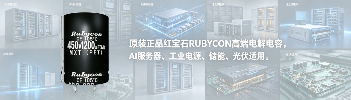 Rubycon 牛角电容产品系列图